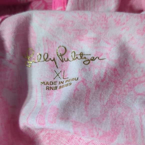 Lilly Pulitzer Pink and White Midi Dress - Picture 4 of 7